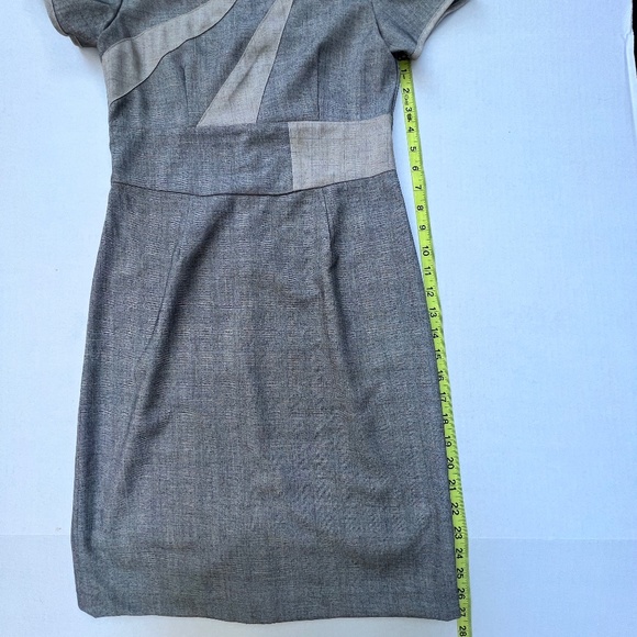 Zara Basic Gray Plaid Dress Size M - Picture 4 of 8